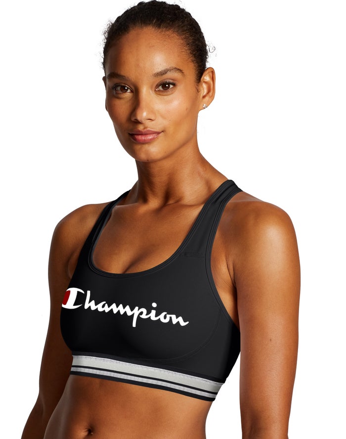 Sujetador Deportivo Champion Mujer - The Absolute Workout Script Logo ( Negras ) 6452938-CN